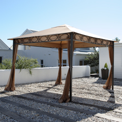Ersatzdach für Luxus-Metallpavillon Bellavista 3,5x3,5m 