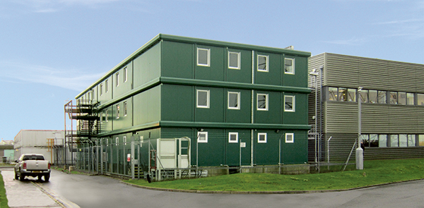 Mietcontainer-Anlage UK-Newport